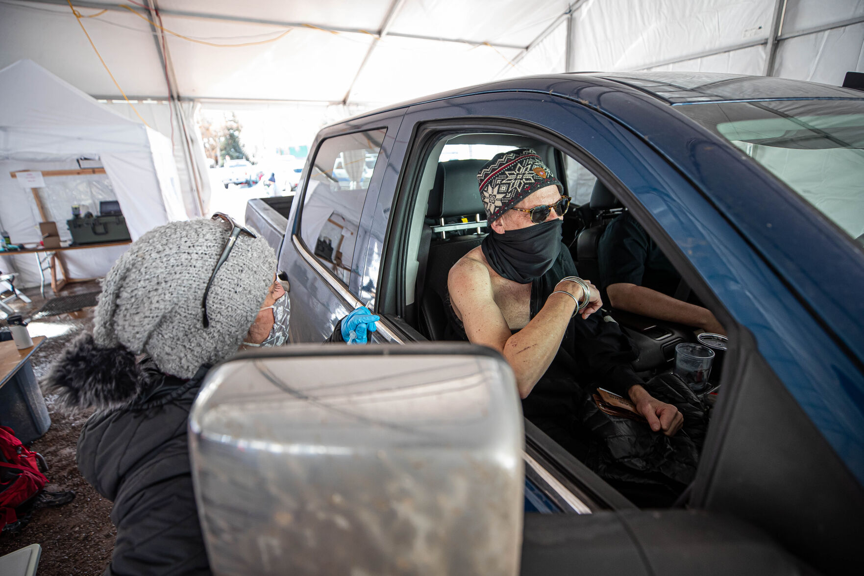 aspen vaccination music tent